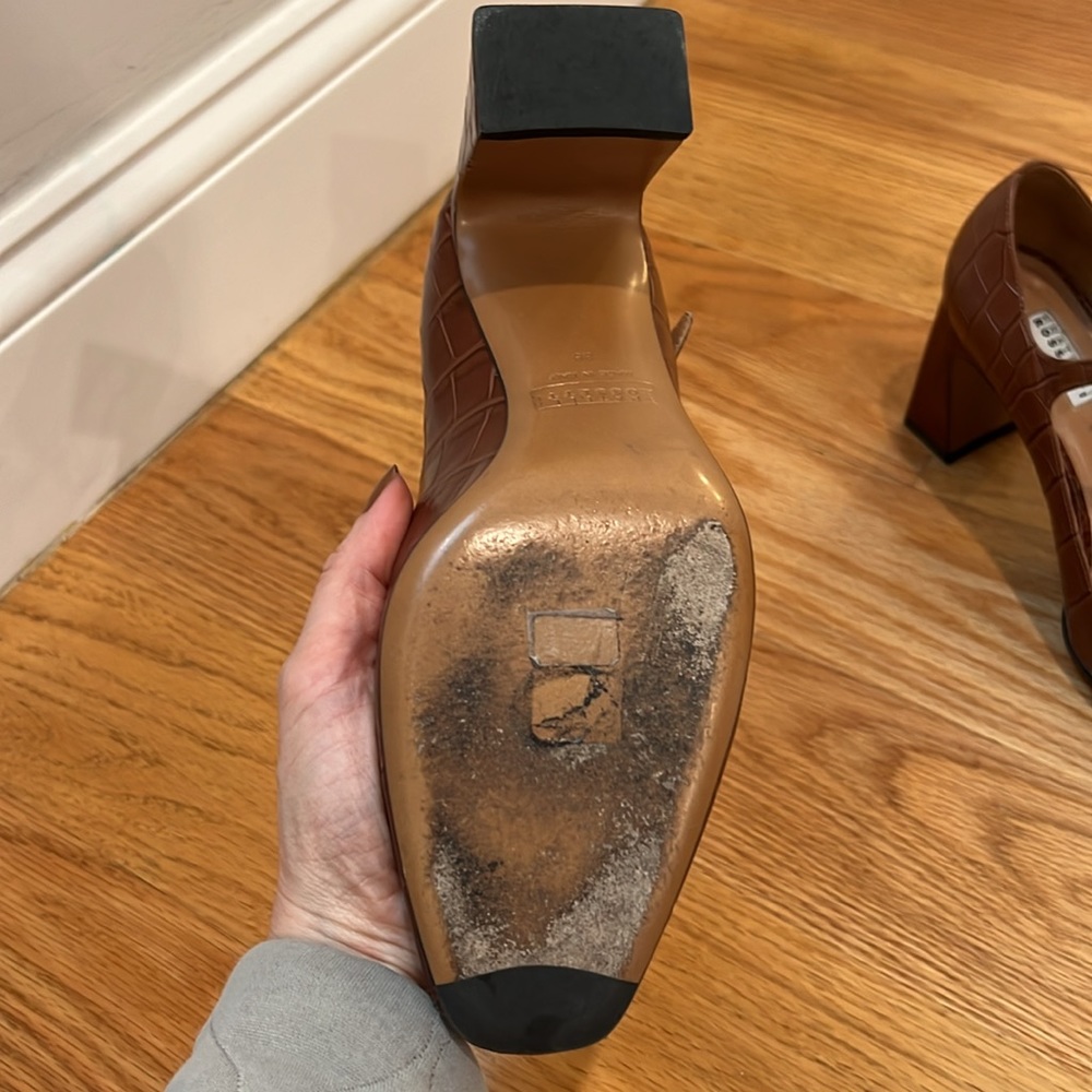 Fratelli Rossetti Mary Jane Pumps brown leather in Size 38 - Picture 3 of 7